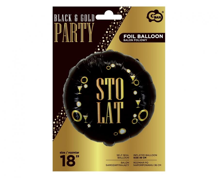 Balon foliowy Sto Lat (B&G Party) 18"